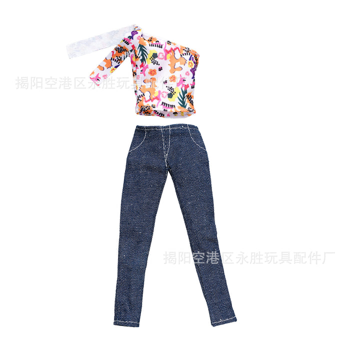 Wholesale Autumn clothes,  fresh and simple clothing mini design baby clothes girls'  toys