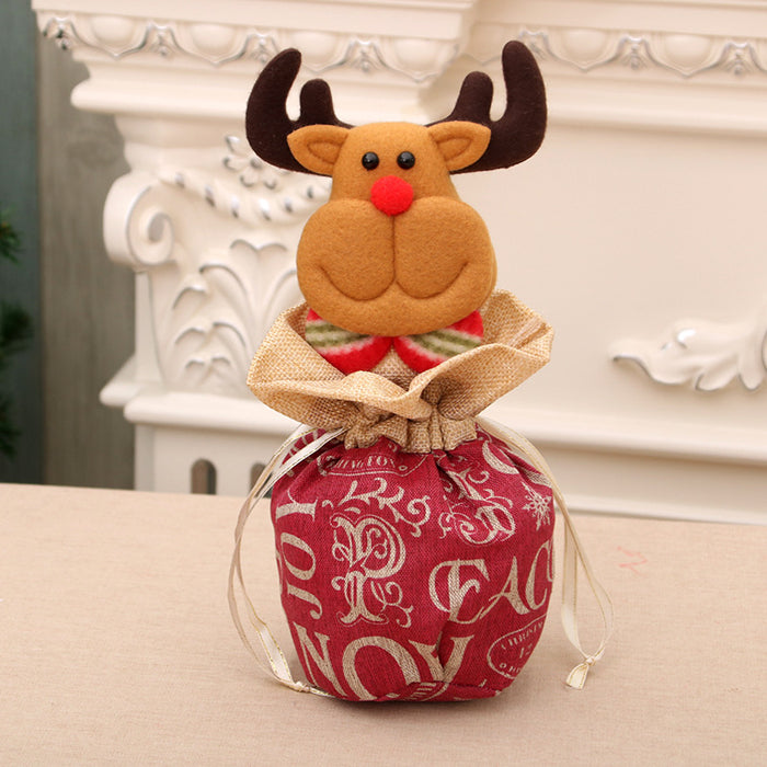 Wholesale Christmas Apple Bag, Handbag, Christmas Eve Gift Bag, Kidsren' s Small Gift Bag, Christmas Apple Bag