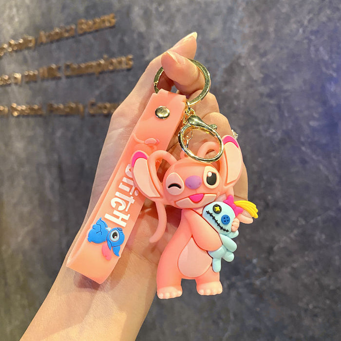 Wholesale Creative cartoon keychain, cute campus style keychain