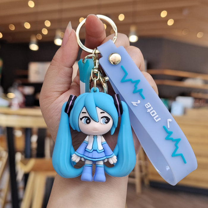 Wholesale Cartoon Silicone Doll Keychain JDC-KC-ZhuoRan037