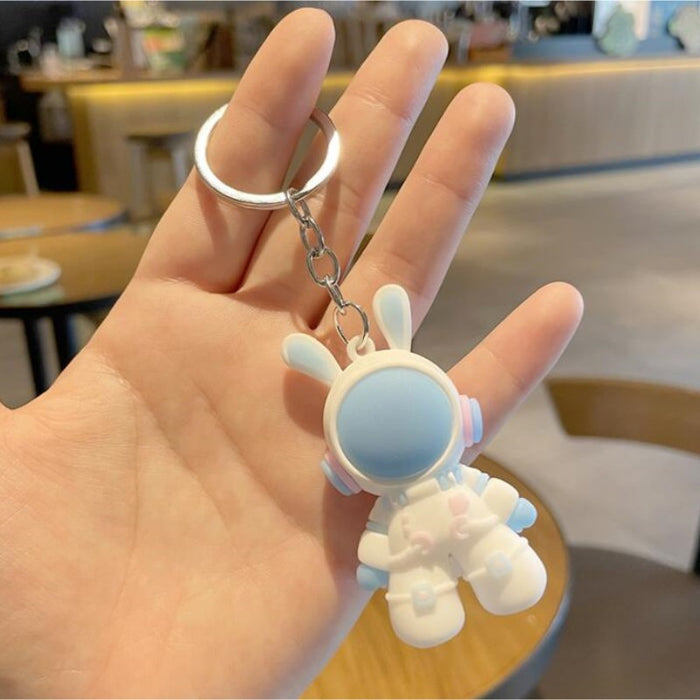 Wholesale  Space Rabbit Keychain - Keychains  Cartoon Doll Keychain Car Pendant Cartoon Keychain