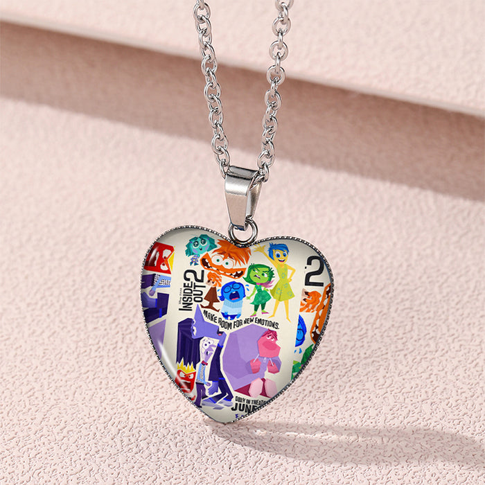 Wholesale Cartoon Alloy Children's Love Necklace JDC-NE-XiangL003