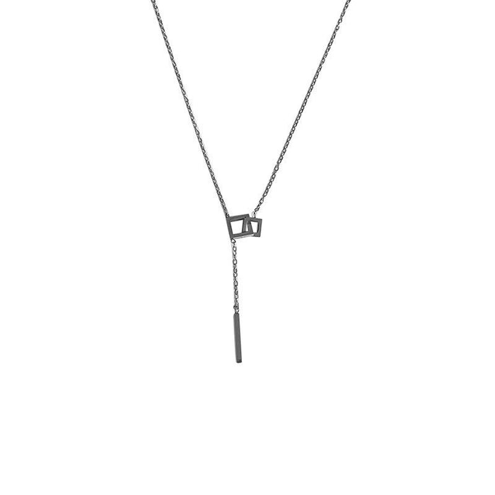 Wholesale Titanium steel necklace  women  sweater chain accessories  long clavicle chain