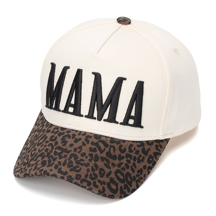 Wholesale Leopard Print Embroidered Baseball Cap Trendy Sun Protection Hat for Summer Boutique Resale Gift