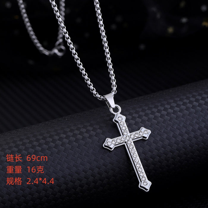 Wholesale All-match Pendant Stainless Steel Necklace JDC-NE-Zheq009