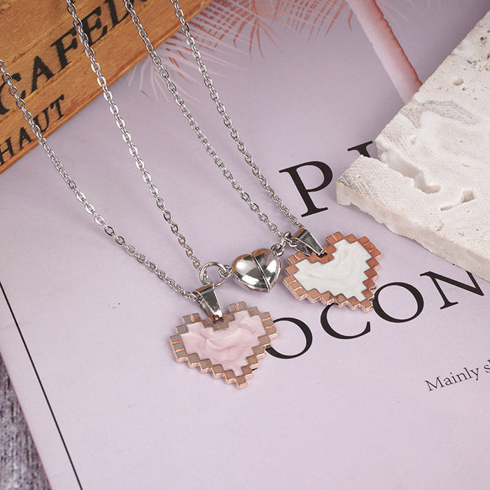 Wholesale Necklace men's and women's magnetic suction fashionable niche versatile pendant