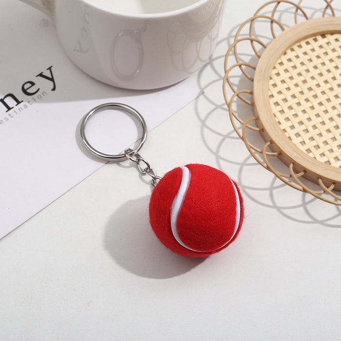 Wholesale color tennis key chain pendant mobile phone case bag pendant