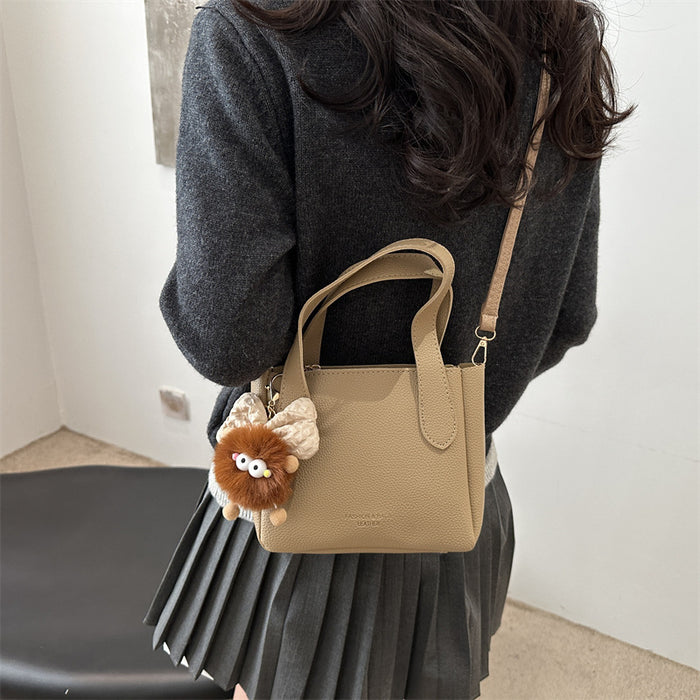 Wholesale Trendy and fashionable bucket bag, simple and versatile shoulder bag, casual bag