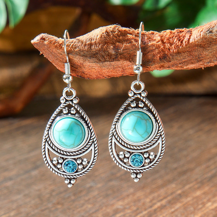 Wholesale Bohemian Drop Acrylic Earrings Vintage Fashion Accessory MOQ≥2