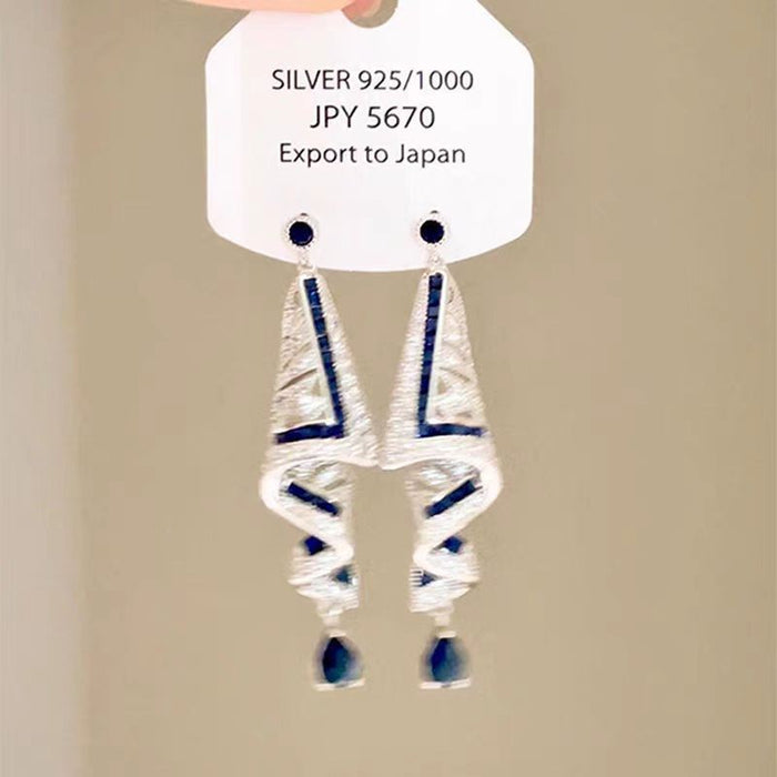 Wholesale Sparkling diamond dynamic hollow butterfly tassel earrings, light luxury temperament, high-end feeling, niche earrings, exaggerated earrings