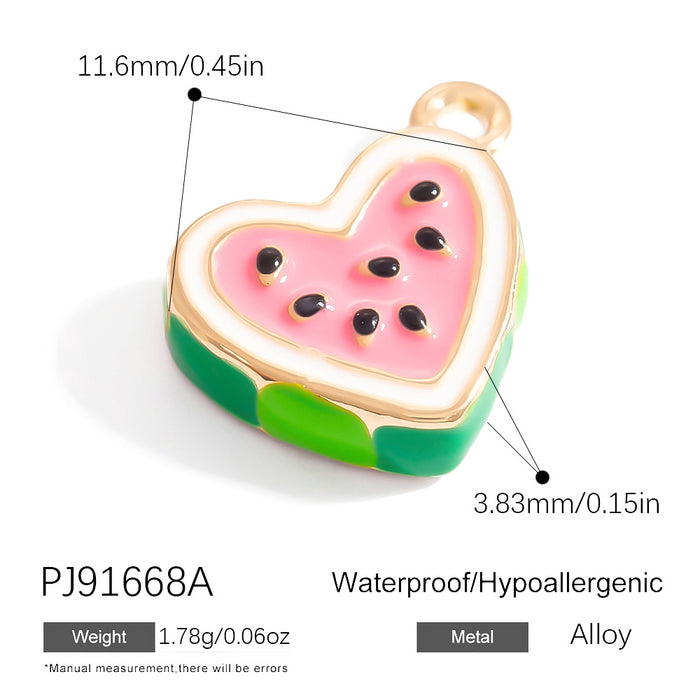 Wholesale Alloy Jewelry Accessories Ins Style Handmade DIY Cake Candy Jewelry Childlike Cartoon Sweet Pendant Single Pendant