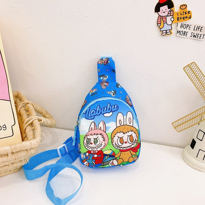Wholesale Children' s Chest Bag  Cartoon Nylon One-Shoulder Slant