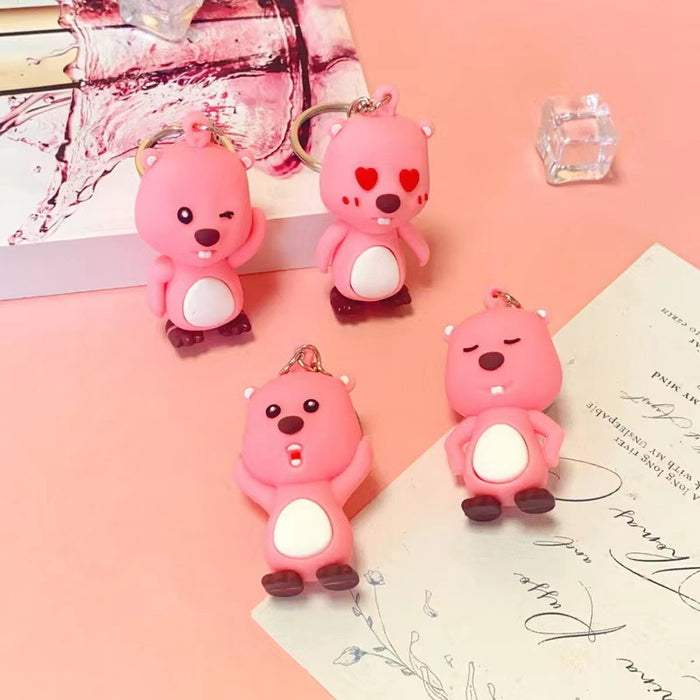 Wholesale Keychain cartoon doll couple bag pendant