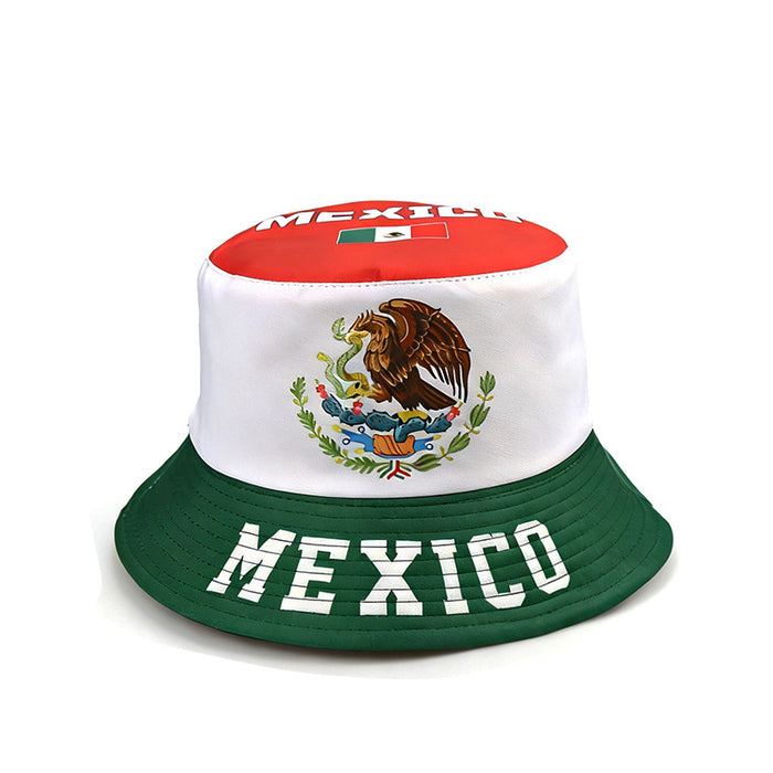 Wholesale World Cup Flag Personalized Outdoor Bucket Hats