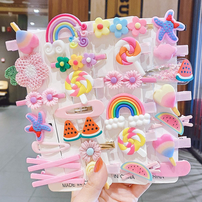 Wholesale Children Cartoon Hair Clip Set JDC-HC-Jiangx008