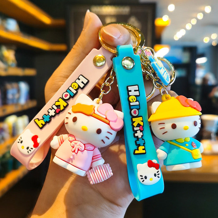 Wholesale Cartoon Doll Silicone Keychain JDC-KC-Tingm259