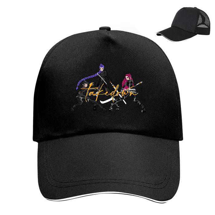 Wholesale KPOP Cute and Fun Velcro Adjustable Baseball Hat Breathable Mesh Duck Tongue Hat