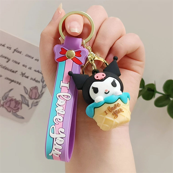 Wholesale Cartoon Silicone Doll Keychain JDC-KC-HaoXi012