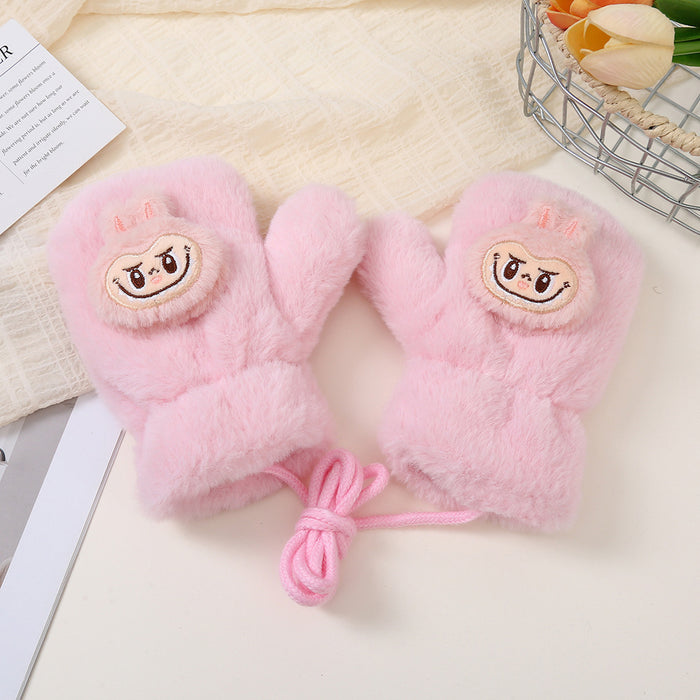 Wholesale Cute Cartoon Plush Children' s Gloves