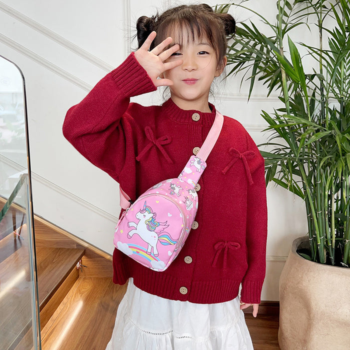 Wholesale Chest bag cross-border fashionable printed fashionable cute change shoulder bag