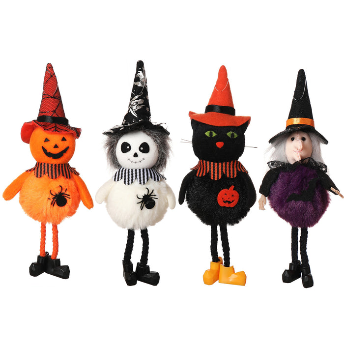 Wholesale Pendant Ghost Festival Bar Pumpkin Witch Pendant Broom Haunted House Layout Props Decoration