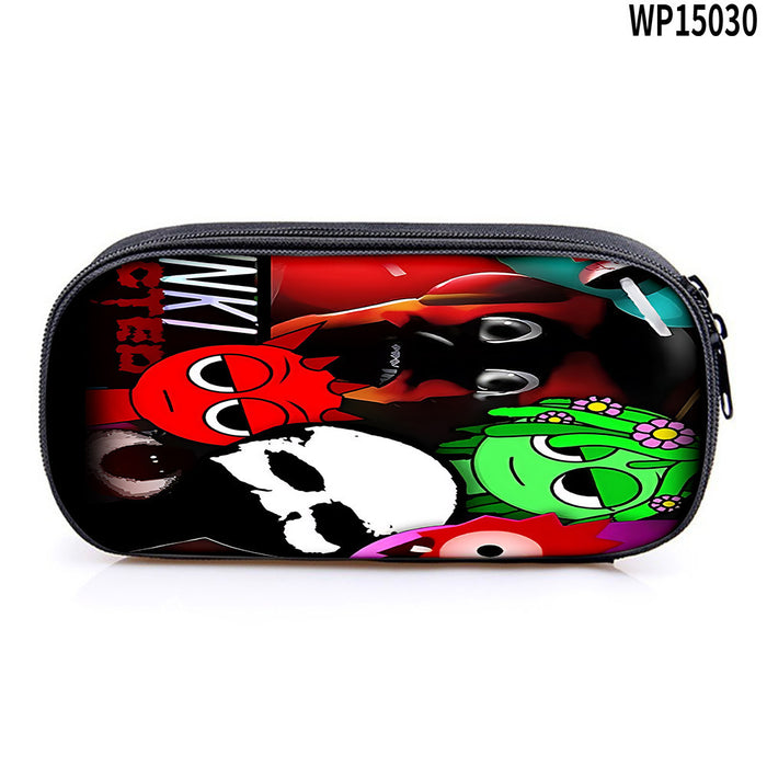 Wholesale Student Pencil Case Large Capacity Stationery Storage Bag Pencil Bag Oxford Material