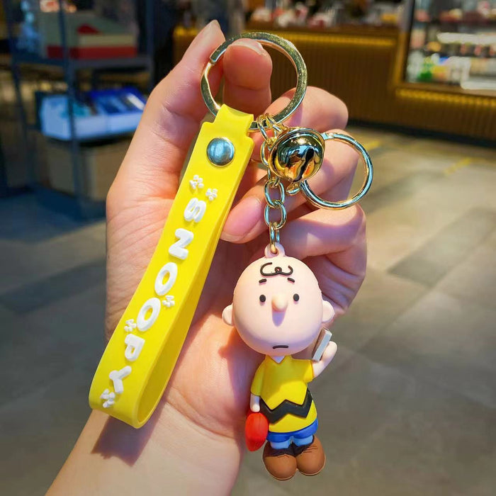 Wholesale Cartoon Silicone Doll Keychain JDC-KC-MingT174