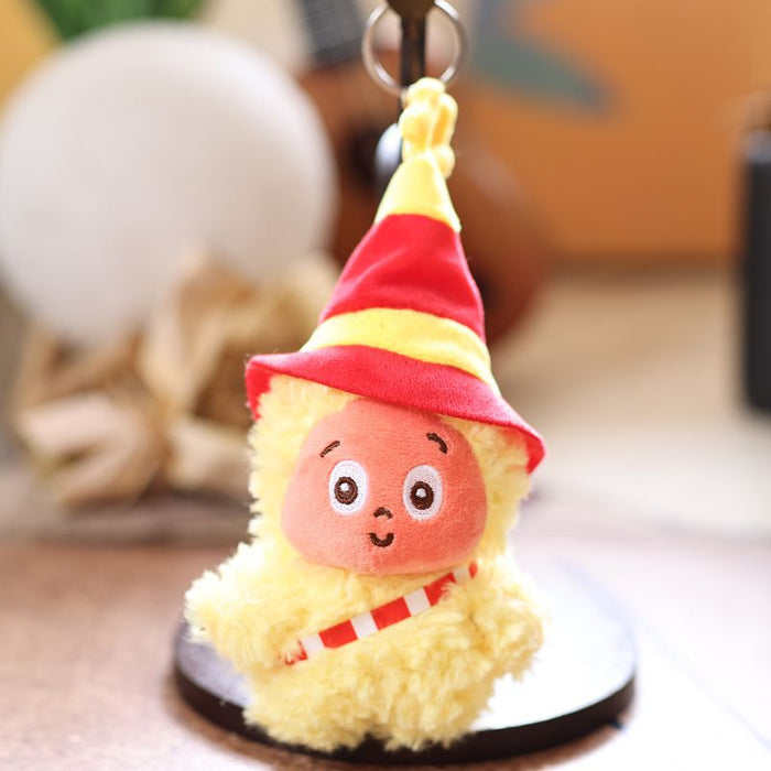 Wholesale Cute star pendant plush toy doll cartoon bag pendant keychain doll