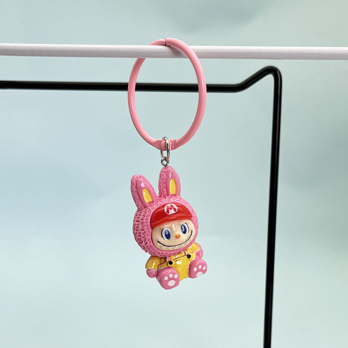 Wholesale Cute cartoon pendant doll small accessory keychain Mobile phone case decoration