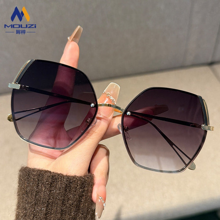 Wholesale Sunglasses, fashionable and casual frameless sunglasses, high-end and UV resistant sunglasses