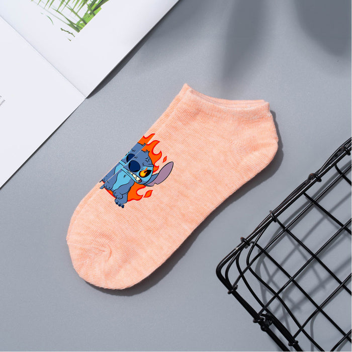 Wholesale Cartoon Short Cotton Socks JDC-SK-WuDuomei005