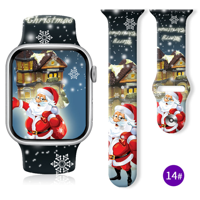 Wholesale Printed Silicone Watch Strap JDC-WD-NuoQi018