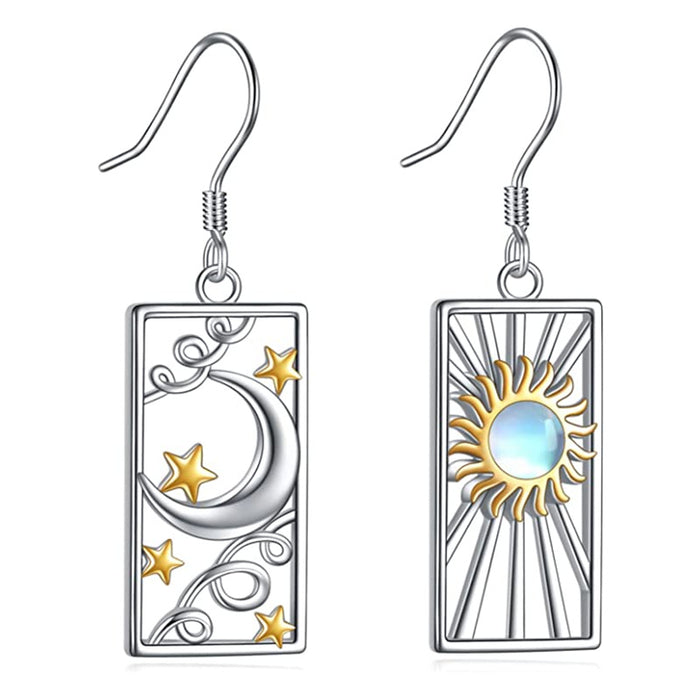 Wholesale Moon Stars Sun Earrings,  Tarot Cards