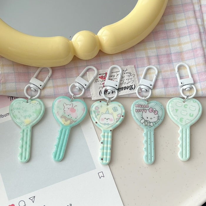 Wholesale Mint Green Cartoon Keychain