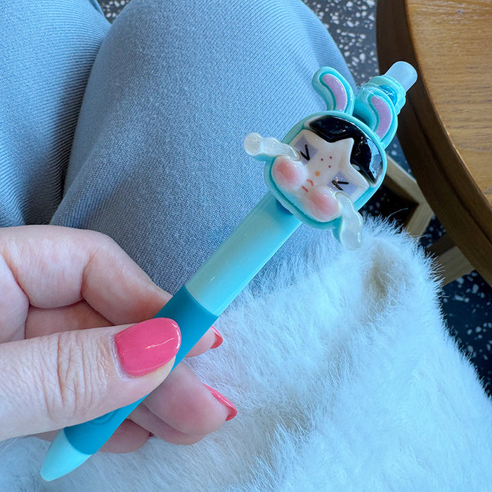 Wholesale Cute and creative click-type super able large-capacity student gel pen