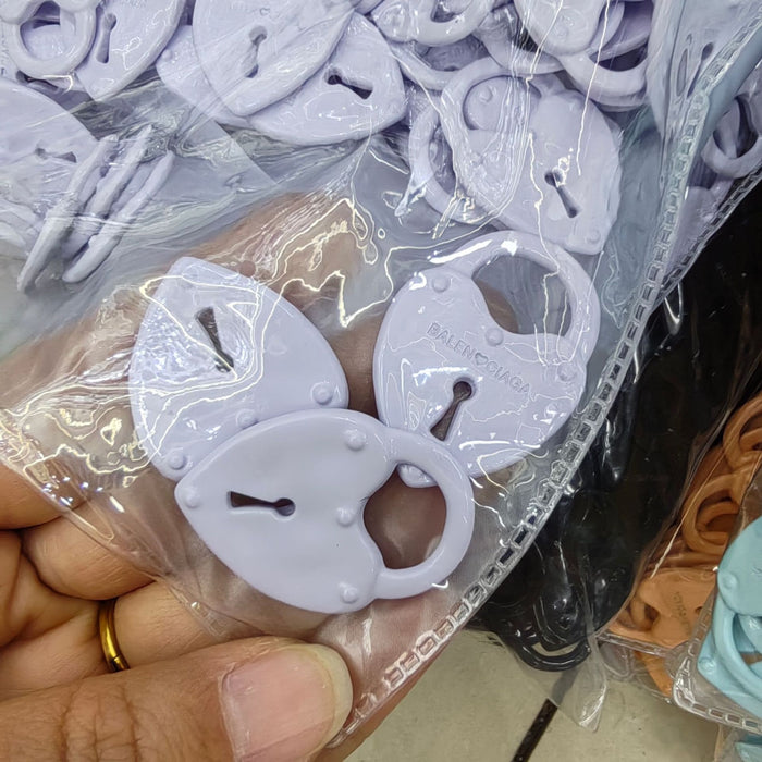 Wholesale Hollow Alloy Love Bag Accessories DIY Necklace Earrings Accessories Material