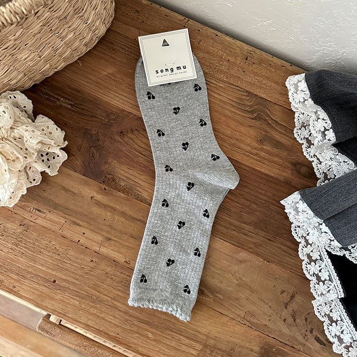 Wholesale Socks Girl Mid Socks Girl Autumn Stacking Socks