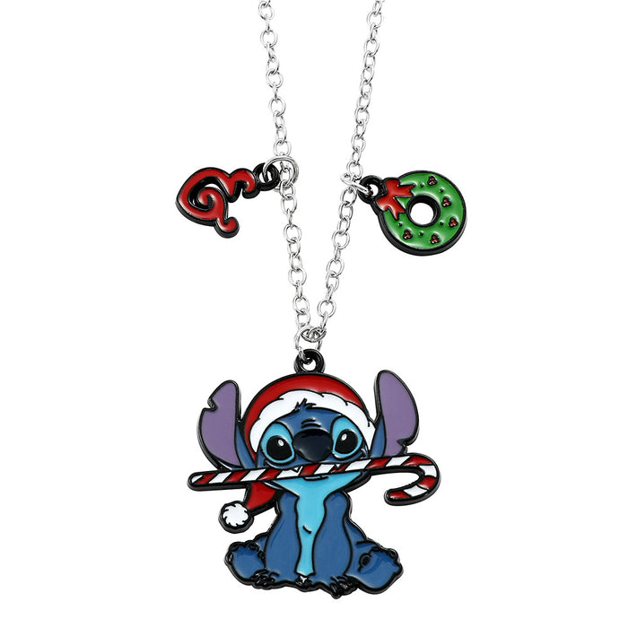 Wholesale Christmas  Necklace Peripheral Cute Cartoon Pendant Necklace Jewelry