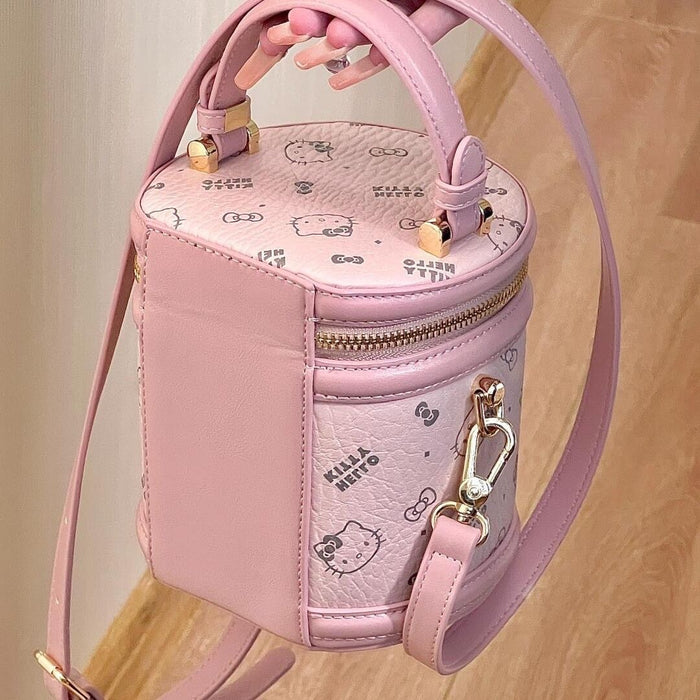 Wholesale Women' s Classic-Print Bucket Crossbody Bag