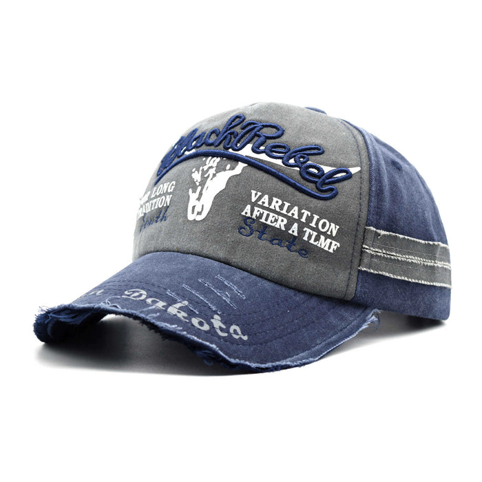 Wholesale Embroidered Letter Washed Baseball Cap