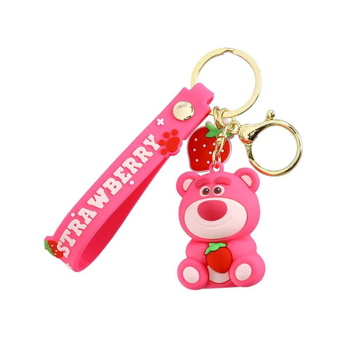 Wholesale Cartoon Cute Keychain Cute Women's Bag Pendant Car Keychain Bag Hanging Decoration Gift Batch