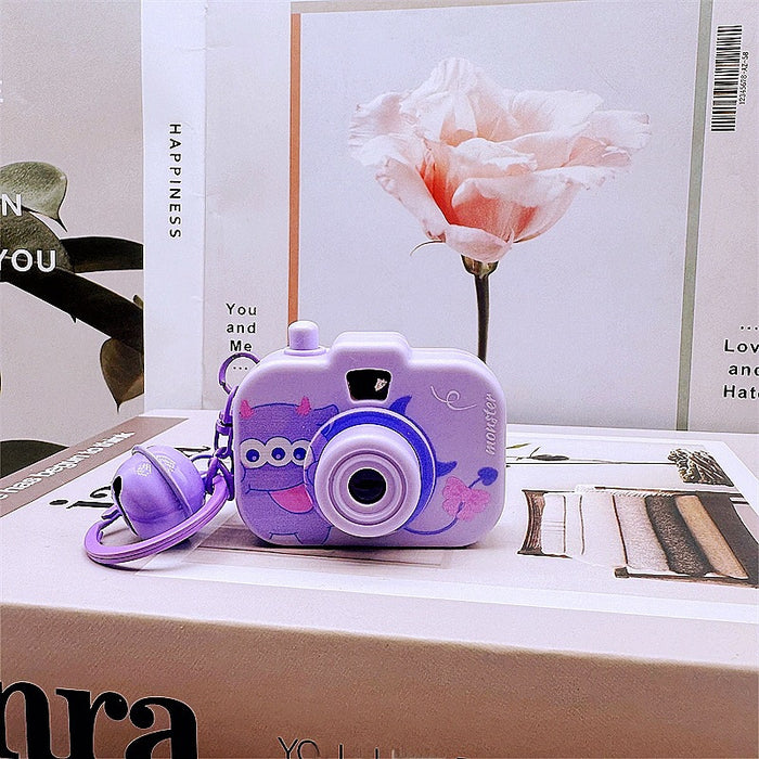 Wholesale Projection camera keychain, children's toy backpack pendant