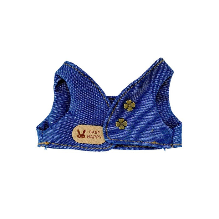 Wholesale Doll Clothes,  Vinyl Doll Clothes,  Denim Vest,  Casual Small Vest Outerwear