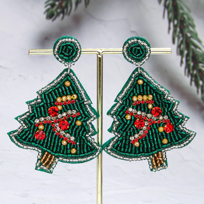 Wholesale Christmas tree  earrings  jewelry