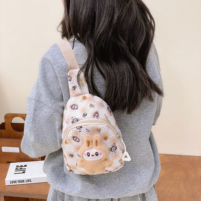 Wholesale Single shoulder cartoon children's backpack storage bag