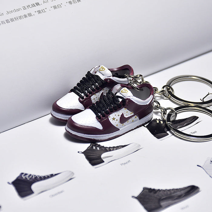 Wholesale Mini 3D Basketball Shoes Keychain JDC-KC-LCheng004
