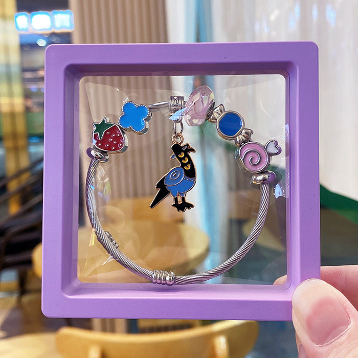 Wholesale Handmade Cartoon Witch Hunter Alloy Bracelet Fashion Accessory Gift Minimum Quantity: 3