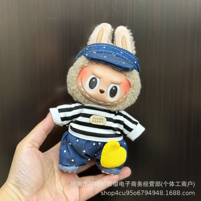 Wholesale Doll Clothes 17cm Pendant Plush Doll Replacement Set
