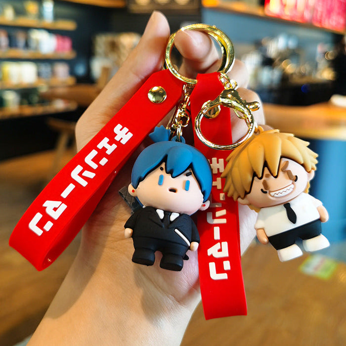 Wholesale silicone cute animation key chain （F） JDC-KC-YMeng008