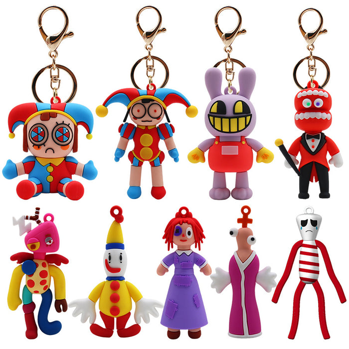 Wholesale Cartoon Game Clown Doll Keychains JDC-KC-HaoAn017